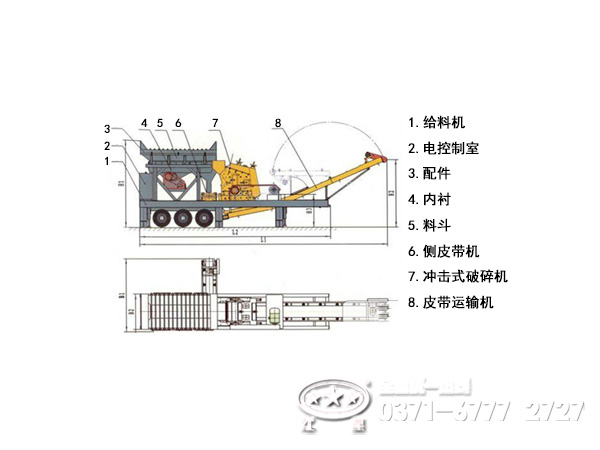 可移動顎式破碎機組成